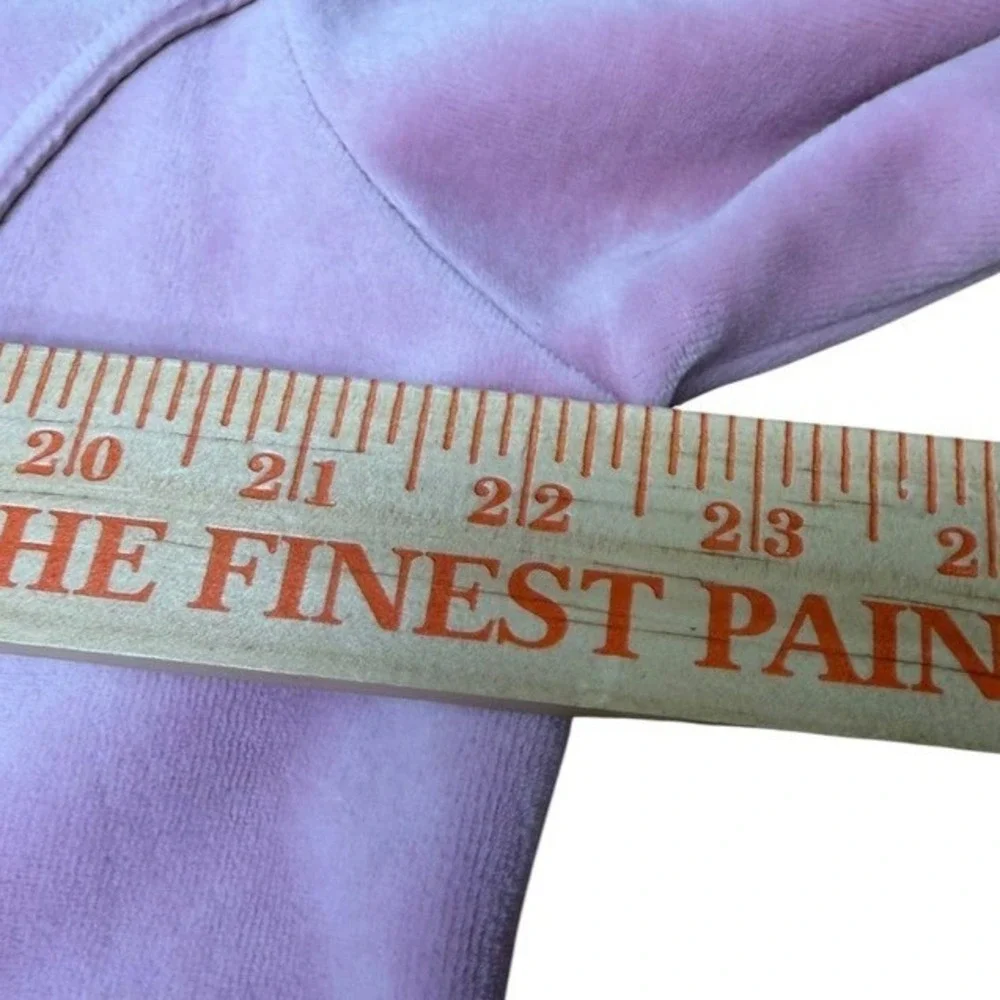 Saks Fifth Ave Pink Velour Tracksuit Set Zip Up Hoodie & Pants Y2K Loungewear